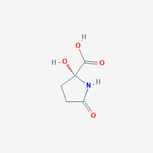 molecular formula C5H7NO4 B15469080 2-Hydroxy-5-oxoproline CAS No. 52100-66-0