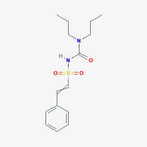 N-(Dipropylcarbamoyl)-2-phenylethene-1-sulfonamide