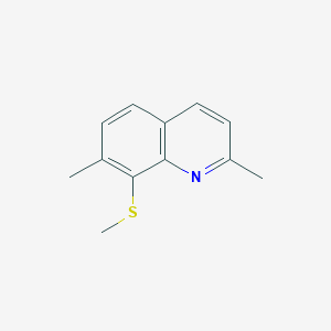 2,7-Dimethyl-8-(methylsulfanyl)quinoline