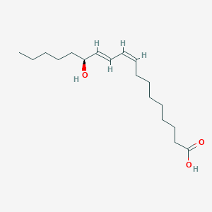 molecular formula C18H32O3 B154691 13R-羟基-9Z,11E-十八碳二烯酸 CAS No. 10219-69-9