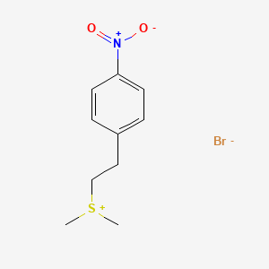 Dimethyl[2-(4-nitrophenyl)ethyl]sulfanium bromide