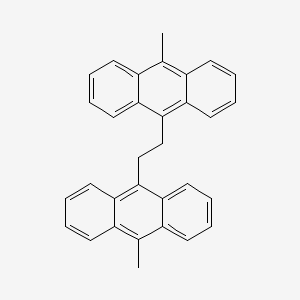 molecular formula C32H26 B15469160 Anthracene, 9,9'-(1,2-ethanediyl)bis[10-methyl- CAS No. 53545-70-3