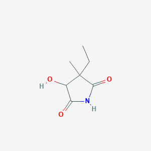 3-Ethyl-4-hydroxy-3-methylpyrrolidine-2,5-dione