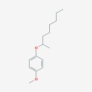 Benzene, 1-methoxy-4-[(1-methylheptyl)oxy]-