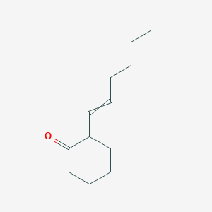 2-(Hex-1-en-1-yl)cyclohexan-1-one