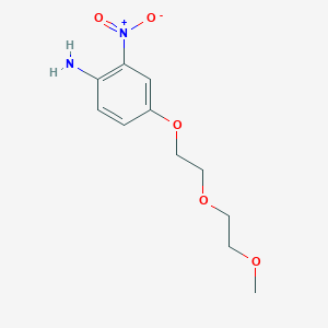 4-[2-(2-Methoxyethoxy)ethoxy]-2-nitroaniline