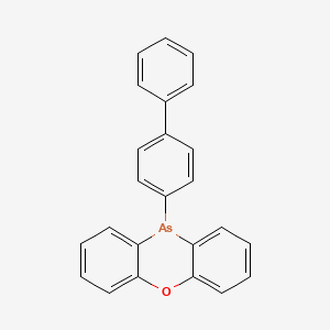 molecular formula C24H17AsO B15469251 10-([1,1'-Biphenyl]-4-yl)-10H-phenoxarsinine CAS No. 55369-39-6