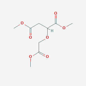 molecular formula C9H14O7 B15469257 Dimethyl 2-(2-methoxy-2-oxoethoxy)butanedioate CAS No. 51980-33-7