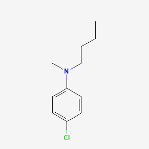 molecular formula C11H16ClN B15469280 N-Butyl-4-chloro-N-methylaniline CAS No. 56288-33-6