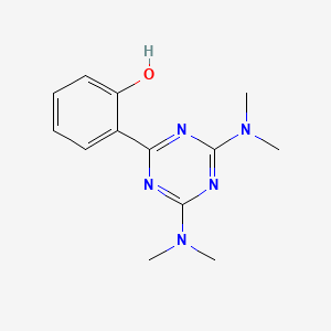 6-[4,6-Bis(dimethylamino)-1,3,5-triazin-2(1H)-ylidene]cyclohexa-2,4-dien-1-one