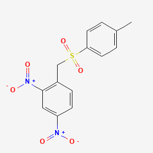 1-[(4-Methylbenzene-1-sulfonyl)methyl]-2,4-dinitrobenzene