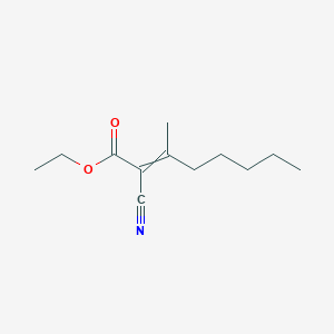 Ethyl 2-cyano-3-methyloct-2-enoate