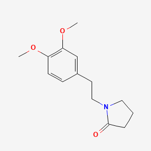 2-Pyrrolidinone, 1-[2-(3,4-dimethoxyphenyl)ethyl]-