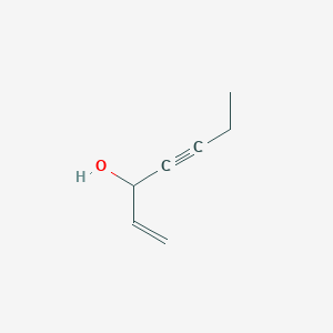 molecular formula C7H10O B15469399 Hept-1-en-4-yn-3-ol CAS No. 54664-99-2