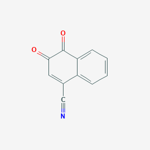 1-Naphthalenecarbonitrile, 3,4-dihydro-3,4-dioxo-