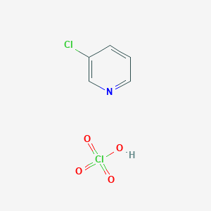 molecular formula C5H5Cl2NO4 B15469459 3-Chloropyridine;perchloric acid CAS No. 55916-72-8