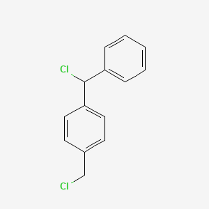 1-(Chloromethyl)-4-[chloro(phenyl)methyl]benzene