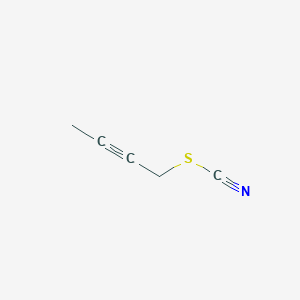 molecular formula C5H5NS B15469524 But-2-yn-1-yl thiocyanate CAS No. 52423-16-2