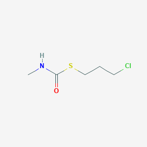 Carbamothioic acid, methyl-, S-(3-chloropropyl) ester