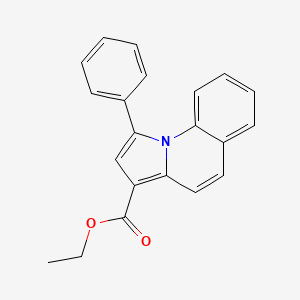 Ethyl 1-phenylpyrrolo[1,2-a]quinoline-3-carboxylate