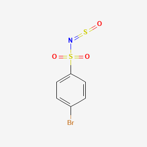 4-Bromo-N-(oxo-lambda~4~-sulfanylidene)benzene-1-sulfonamide