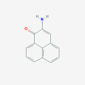 molecular formula C13H9NO B15469607 2-Amino-1H-phenalen-1-one CAS No. 55077-97-9