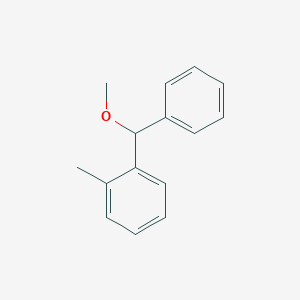 Benzene, 1-(methoxyphenylmethyl)-2-methyl-