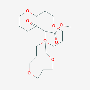 Methyl 21-oxo-1,5,9,13,17-pentaoxacyclotetracosane-20-carboxylate