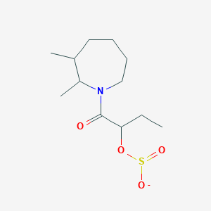 ({[1-(2,3-Dimethylazepan-1-yl)-1-oxobutan-2-yl]oxy}sulfinyl)oxidanide