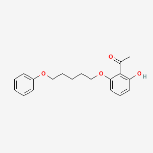 1-{2-Hydroxy-6-[(5-phenoxypentyl)oxy]phenyl}ethan-1-one