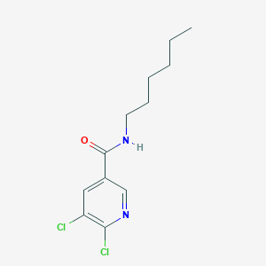 5,6-Dichloro-N-hexylpyridine-3-carboxamide