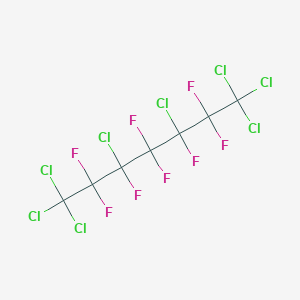 molecular formula C7Cl8F8 B15469704 1,1,1,3,5,7,7,7-Octachloro-2,2,3,4,4,5,6,6-octafluoroheptane CAS No. 53281-10-0