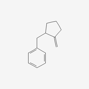 molecular formula C13H16 B15469708 (2-Methylidenecyclopentyl)methylbenzene CAS No. 55551-77-4