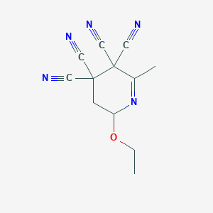 6-Ethoxy-2-methyl-5,6-dihydropyridine-3,3,4,4-tetracarbonitrile