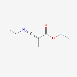 Ethyl 3-(ethylimino)-2-methylprop-2-enoate