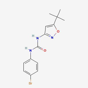 N-(4-Bromophenyl)-N'-(5-tert-butyl-1,2-oxazol-3-yl)urea