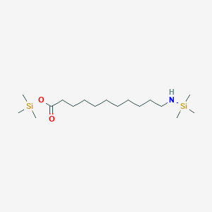 Trimethylsilyl 11-[(trimethylsilyl)amino]undecanoate