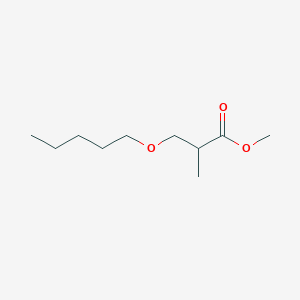 Methyl 2-methyl-3-(pentyloxy)propanoate