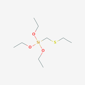 Triethoxy[(ethylsulfanyl)methyl]silane