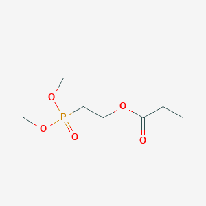 molecular formula C7H15O5P B15469821 2-(Dimethoxyphosphoryl)ethyl propanoate CAS No. 54731-60-1