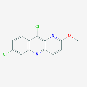 molecular formula C13H8Cl2N2O B154699 7,10-二氯-2-甲氧基苯并[b]-1,5-萘啶 CAS No. 6626-40-0