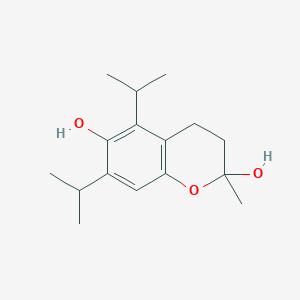 2-Methyl-5,7-di(propan-2-yl)-3,4-dihydro-2H-1-benzopyran-2,6-diol