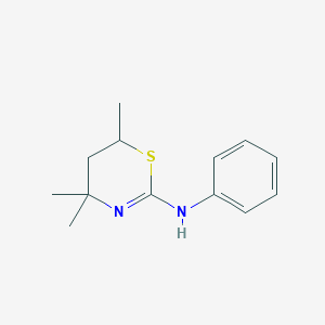 4,4,6-Trimethyl-2-phenylamino-5,6-dihydro-4H-1,3-thiazine