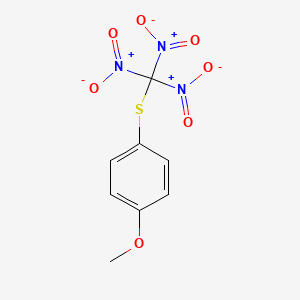 1-Methoxy-4-[(trinitromethyl)sulfanyl]benzene