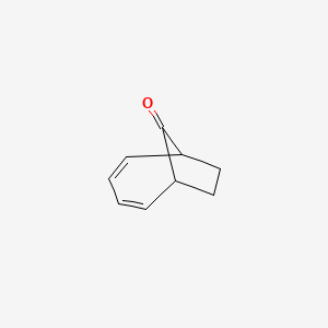 molecular formula C9H10O B15469976 Bicyclo[4.2.1]nona-2,4-dien-9-one CAS No. 52902-51-9