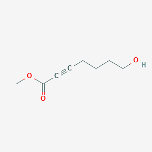 2-Heptynoic acid, 7-hydroxy-, methyl ester