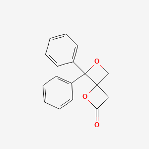 1,6-Dioxaspiro[3.3]heptan-2-one, 5,5-diphenyl-