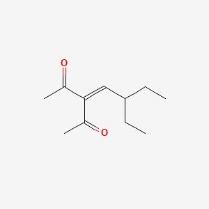 3-(2-Ethylbutylidene)pentane-2,4-dione