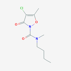 N-Butyl-4-chloro-N,5-dimethyl-3-oxo-1,2-oxazole-2(3H)-carboxamide