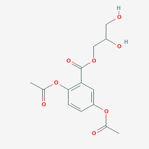 2,3-Dihydroxypropyl 2,5-bis(acetyloxy)benzoate